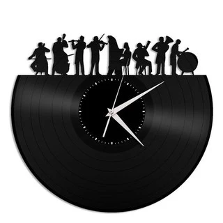 Orsquetra - Relógio Disco De Vinil Decoração