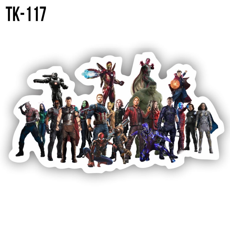 Adesivo Marvel - Equipe Sticker 10x10cm | Shopee Brasil