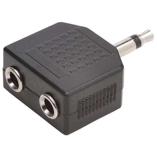 Plug Adaptador P2 Mono x 2 Jack J2 Estéreo | Shopee Brasil