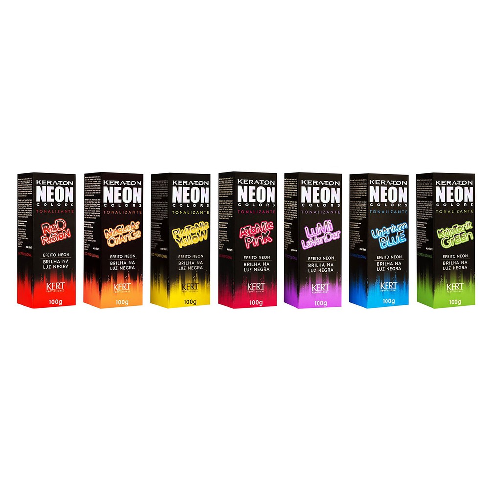 Tonalizante Keraton Neon Colors 100g Shopee Brasil