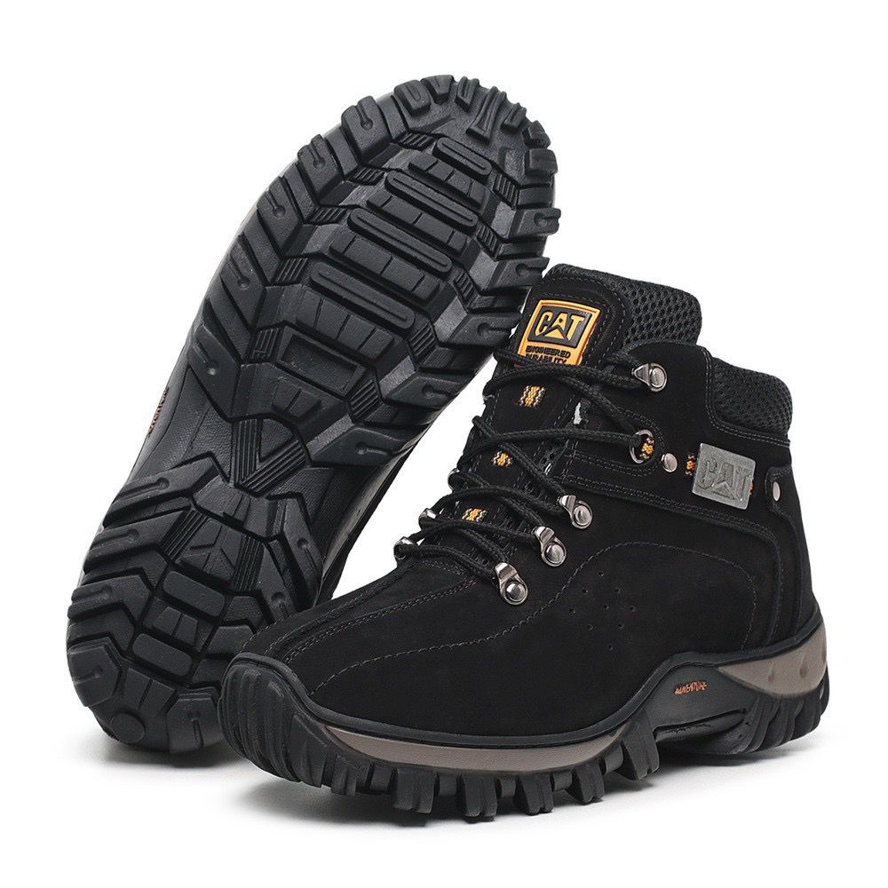 Bota Cat Adventure Second Shift Em Couro Marrom em Promoção na Americanas