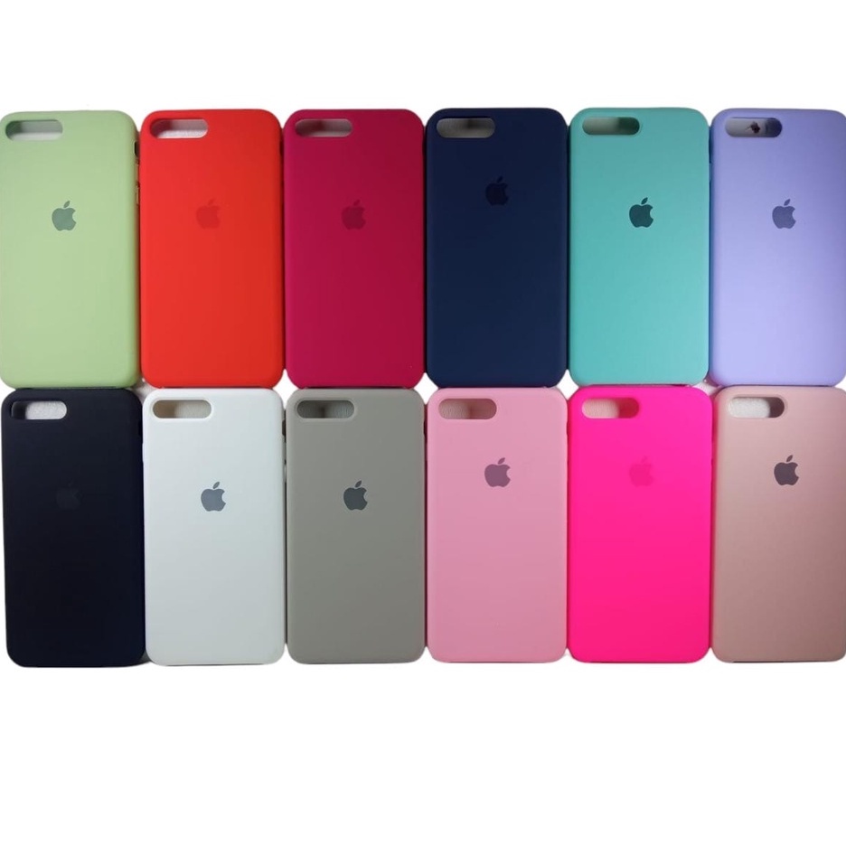 Capas Case Silicone Para iPhone 7 e 8 Plus