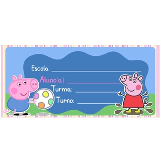 Adesivo de Parede para Colorir Peppa Pig