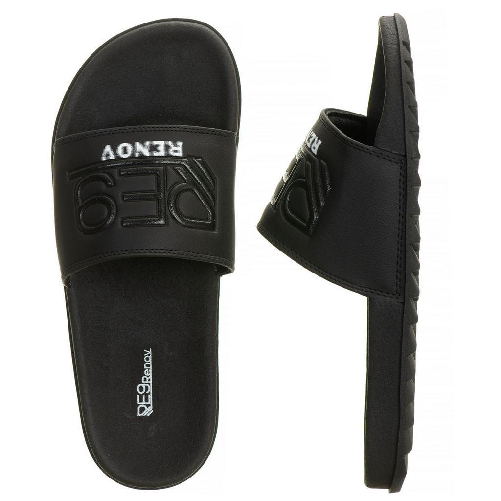 Chinelo RE9 Sandália Slide Renov Relevo Unissex Várias Cores