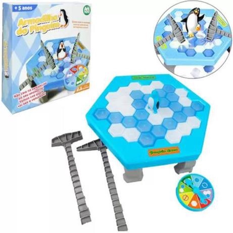 Jogo de mesa Quebra Gelo do Pinguim Grande Numa Fria Menor Preço!