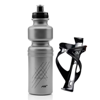 Kit Suporte Caramanhola + Garrafa de Agua 750ML Boca Larga Ciclismo