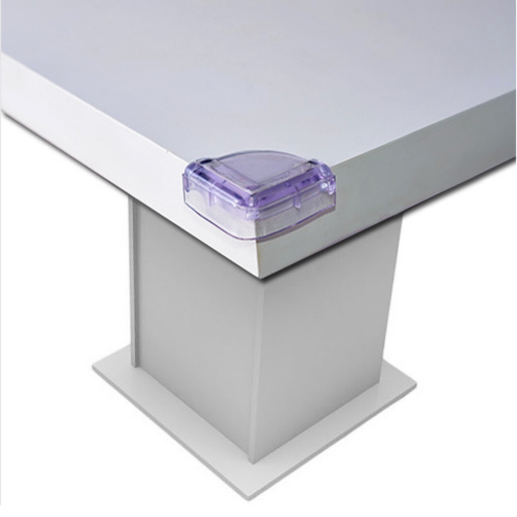 Protetor De Canto Mesa Vidro Madeira Cantoneira C/ 4 Unidades | Shopee ...
