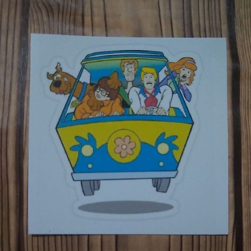 Adesivo/Sticker fas dos desenhos de Scooby Doo, personagens. | Shopee ...