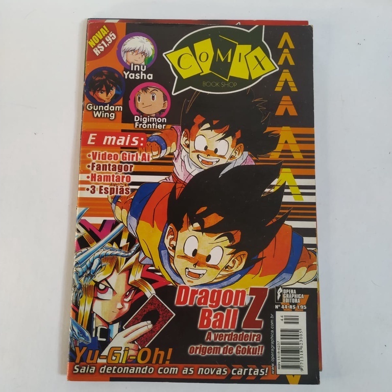 Revista Comix - 44 / Anime mangá Dragon Ball inu yasha gundam Yu Gi Oh