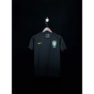 Camisa da Seleção Nova Preta lll - Camiseta do Brasil Preta 23/24 COPA DO MUNDO QATAR Masculina Sportwear ( ENVIO RÁPIDO )