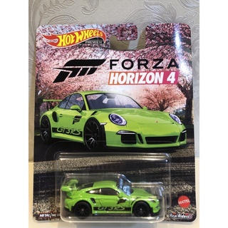 Carrinho Hot Wheels Premium Porsche 911 GT3 RS Forza Horizon 4