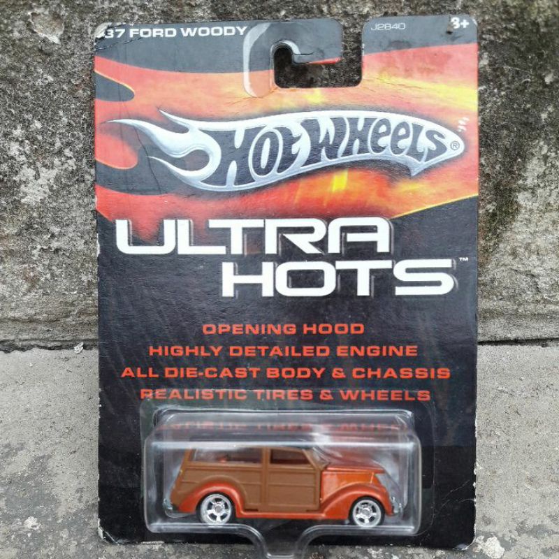 37 Ford Woody ultra hots hot wheels borrachudo