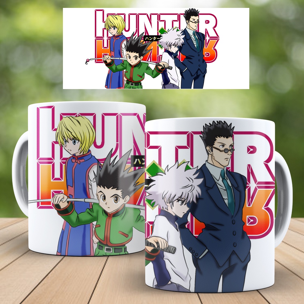 Caneca Hunter x Hunter Personagens anime desenho