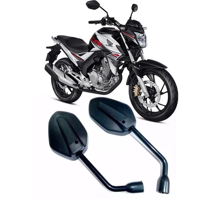 Retrovisor Moto Nova Cb Twister Cbf 250 2016 Lente Comum