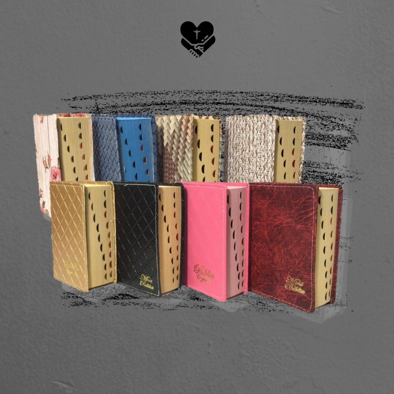 Mini Bíblia Sagrada Letra Média Capa Várias Cores