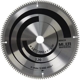 Disco de Serra 305mm MultiMaterial Bosch 120 Dentes de Widea PRO - 12"