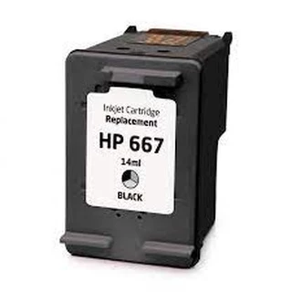 Cartucho 667 XL black compatível - 15 ml