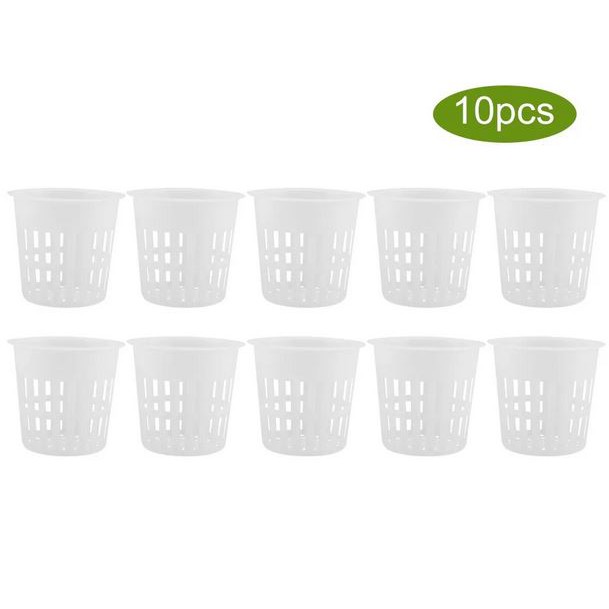 Copo Vaso Cesta para Cultivo Plantio de Plantas Mudas Hidropônicas 10pcs