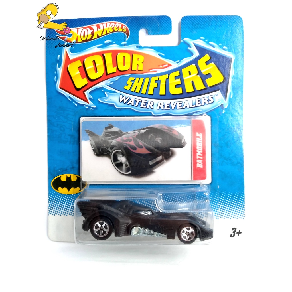 Carrinho hot wheels que muda de cor