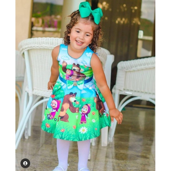 Vestido infantil sale neoprene atacado