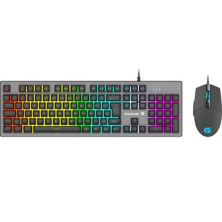 Kit Teclado e Mouse Gamer Ranger Fortrek Led Rainbow 6400dpi Original