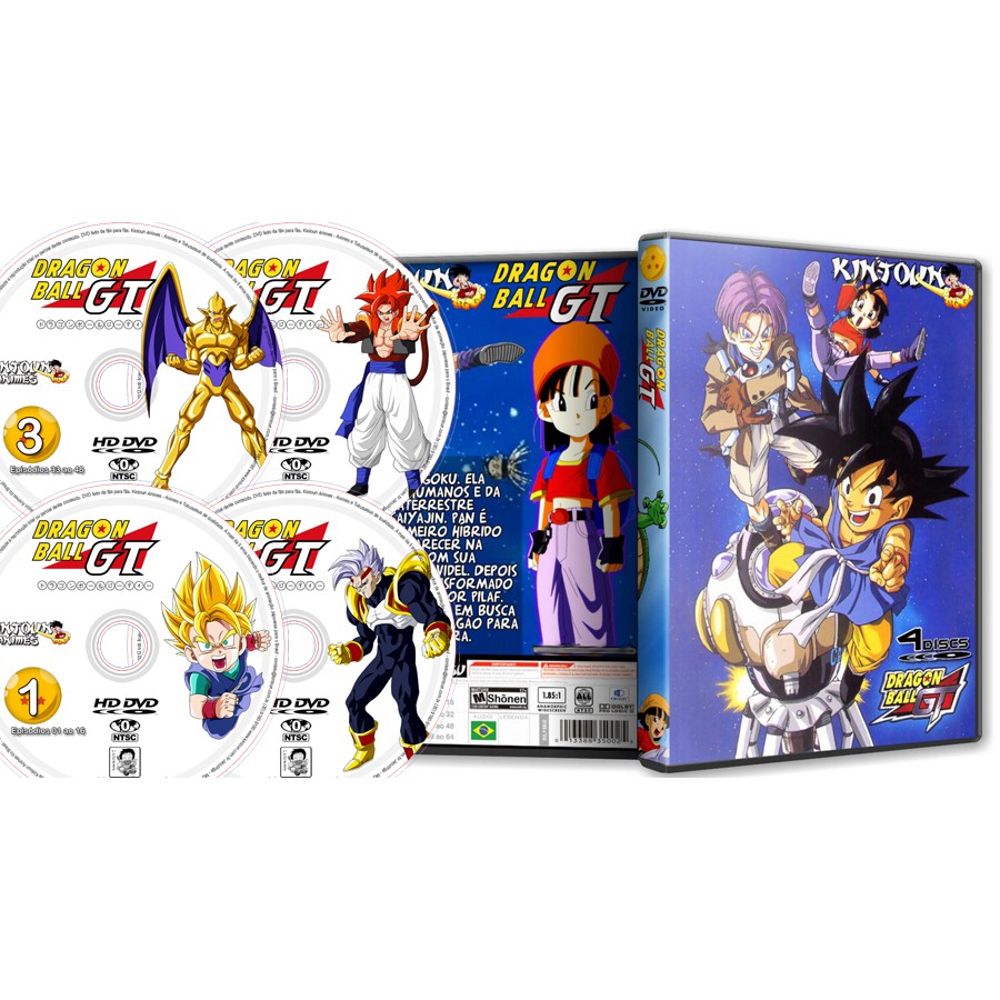 Dvds Dragon Ball + Z + Gt + Filmes Coleção Completa + Filmes e