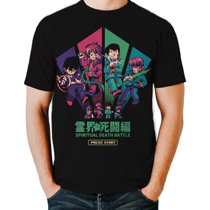 Camisa Camiseta Yu Yu Hakusho 16bit Game Chibi G1753