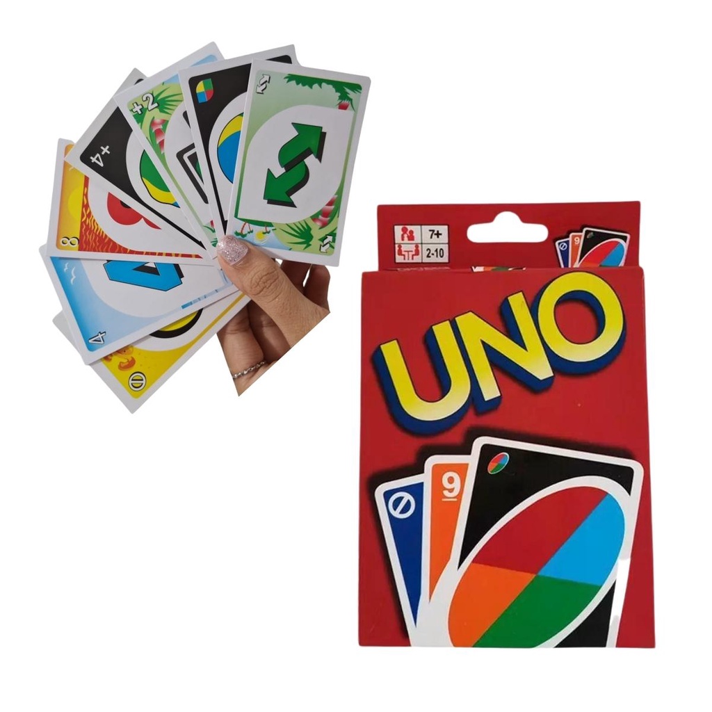 Jogo Uno de cartas diversão entre amigos e família 2 a 10 pessoas edição  especial de verão