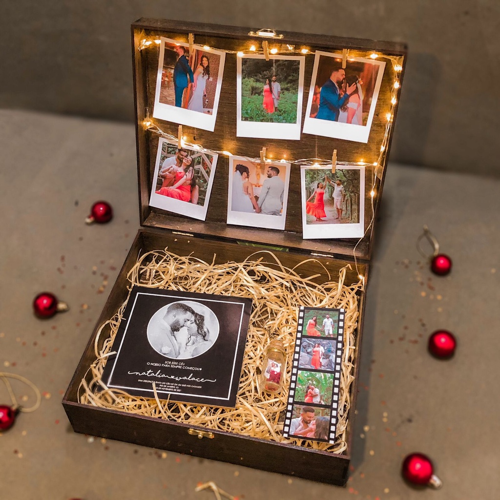 Caixa Amor 3 / Presente Personalizável para Namorados, Amigos ou ...