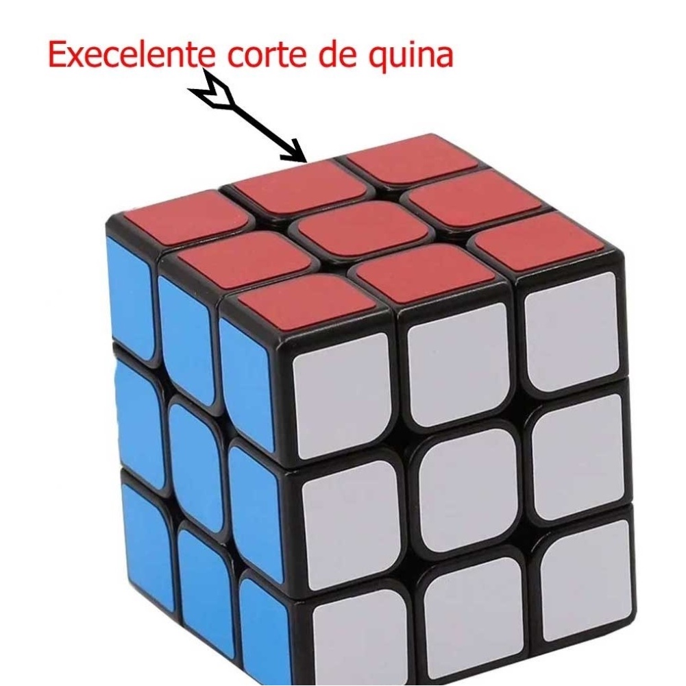 cubo mágico profissional 3x3x3 moyu meilong speed cube bom corte de quina lubrificado original adesivado