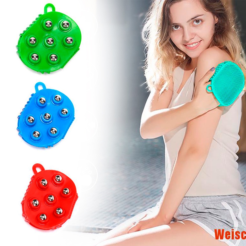 Massageador Corporal Luva Manual Esferas Alivia Dores Tens O Corporal Shopee Brasil