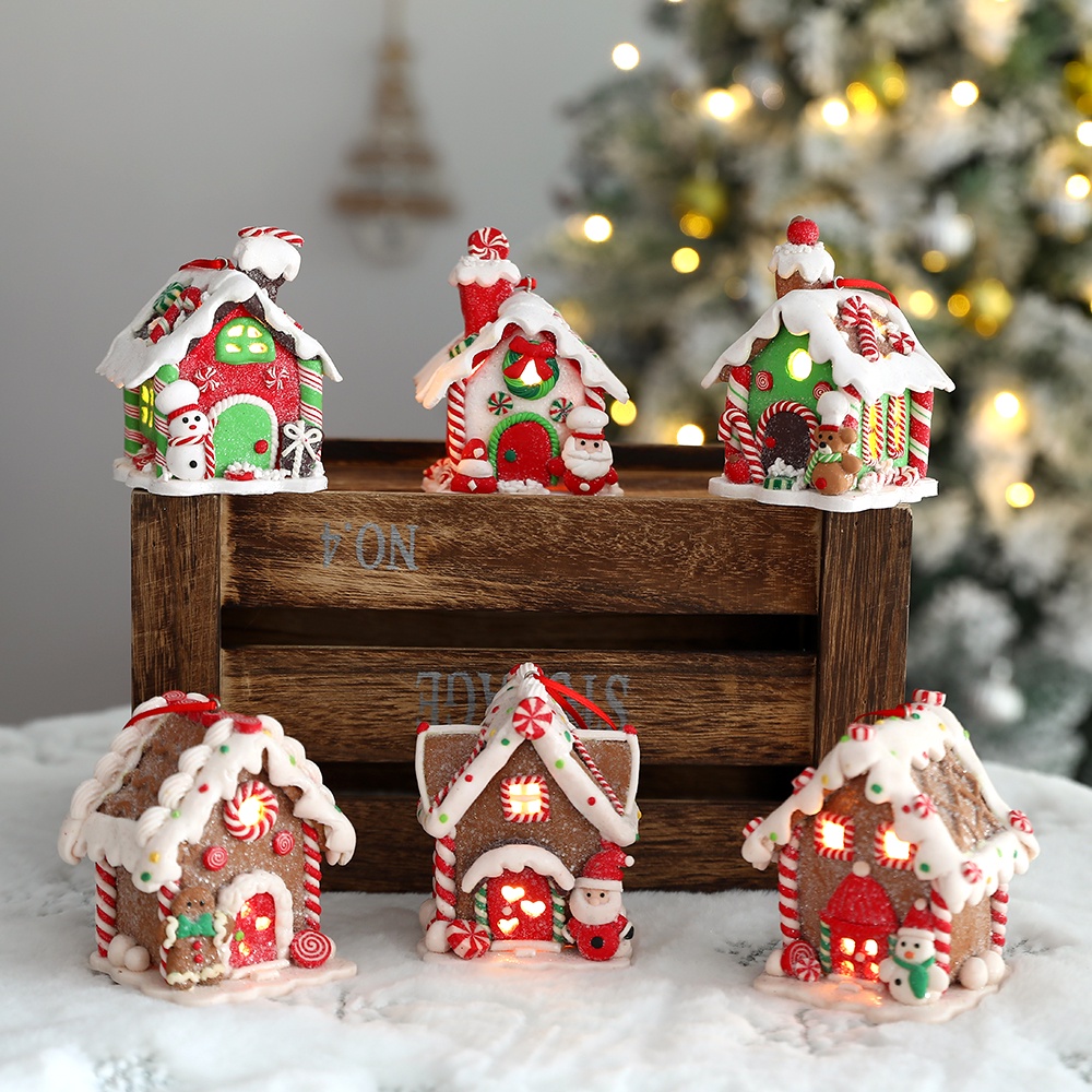 Decorações De Natal Casa Luminosa Criativa LED Decoração