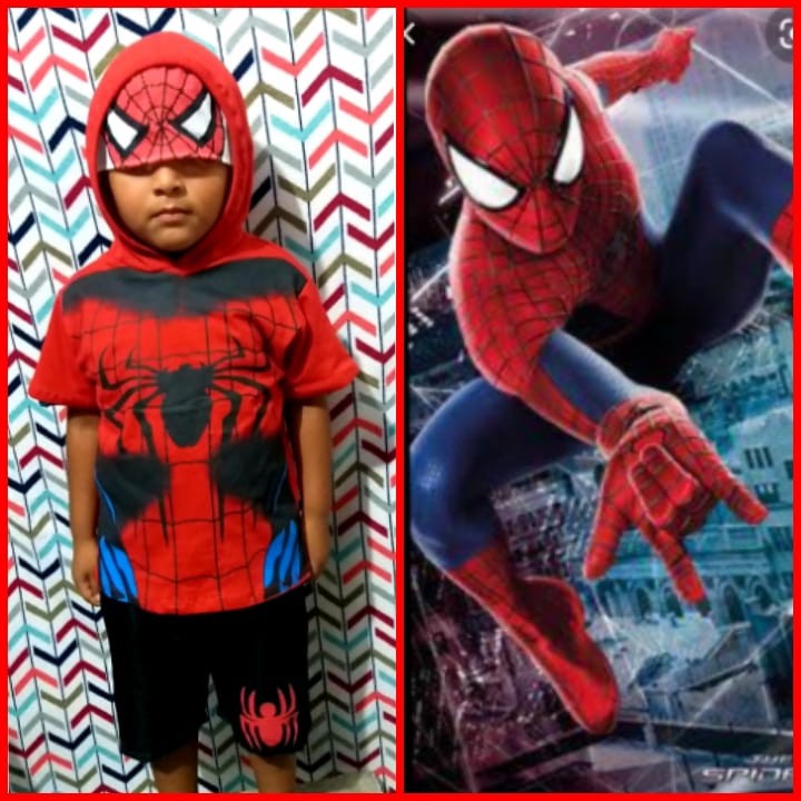 Blusa homem aranha sales com capuz