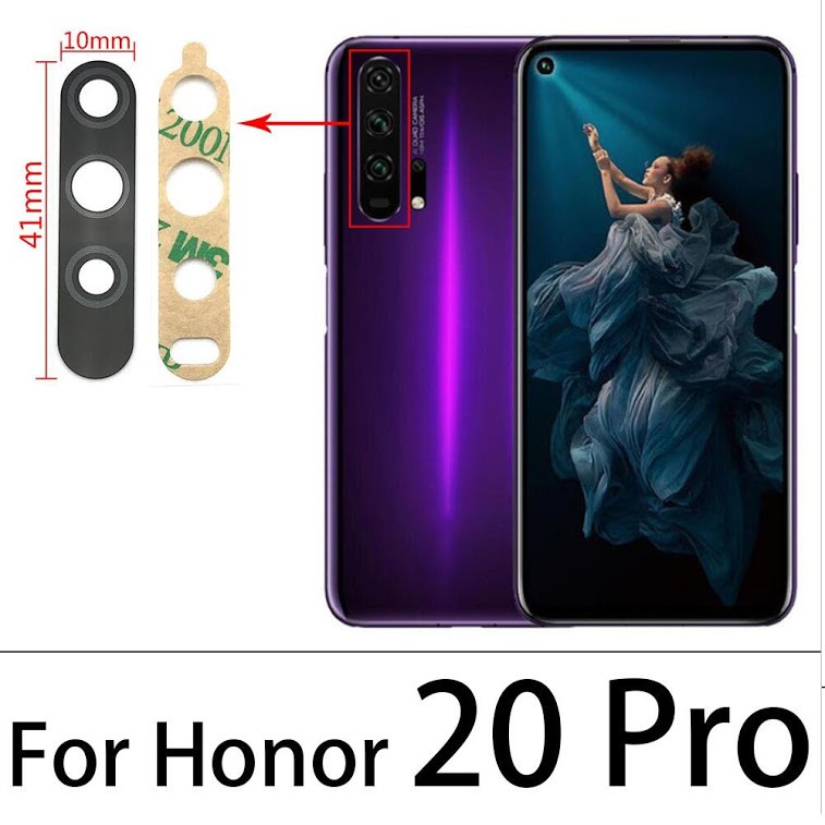 Lente vidro câmera traseira Huawei Honor 20 Pro