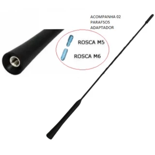 Haste Antena ESPIRAL de Teto corsa hatch ou sedan, Gol Gti, Saveiro, Astra hatch ou sedan, Celta, Vectra hatch ou sedan, Golf, Polo, Santana, Corola, Voyage, G02, G03, G04, G05, G06, g2,g3,g4,g5,g6...