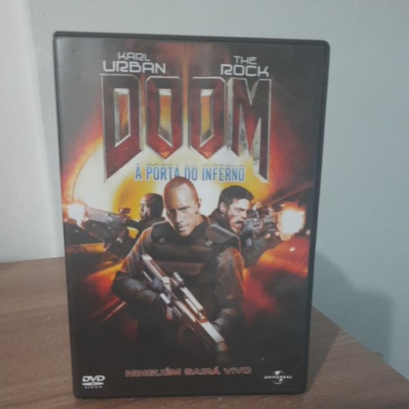 DVD Original Doom A Porta do Inferno com The Rock dublado. Shopee Brasil