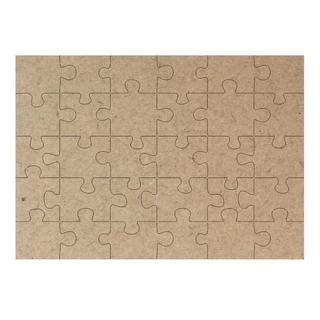 Kit 5 Quebra Cabeça 2d A4 Mdf 3 Mm Cru - Pg Laserstore