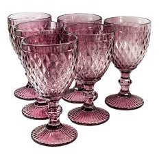 Jogo de Taças de Vidro 330ml Bico Abacaxi 6 Peças HauStyle - Rosa Lacrado!  - Objetos de decoração - Piedade, Jaboatão dos Guararapes 1252700534