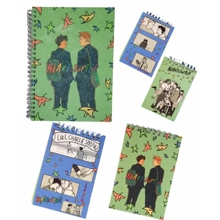 Bloco de notas - Heartstopper (imagens da HQ e dos personagem Nick Nelson e Charlie Spring e seus amigos) ideal para você ou dar de presente.