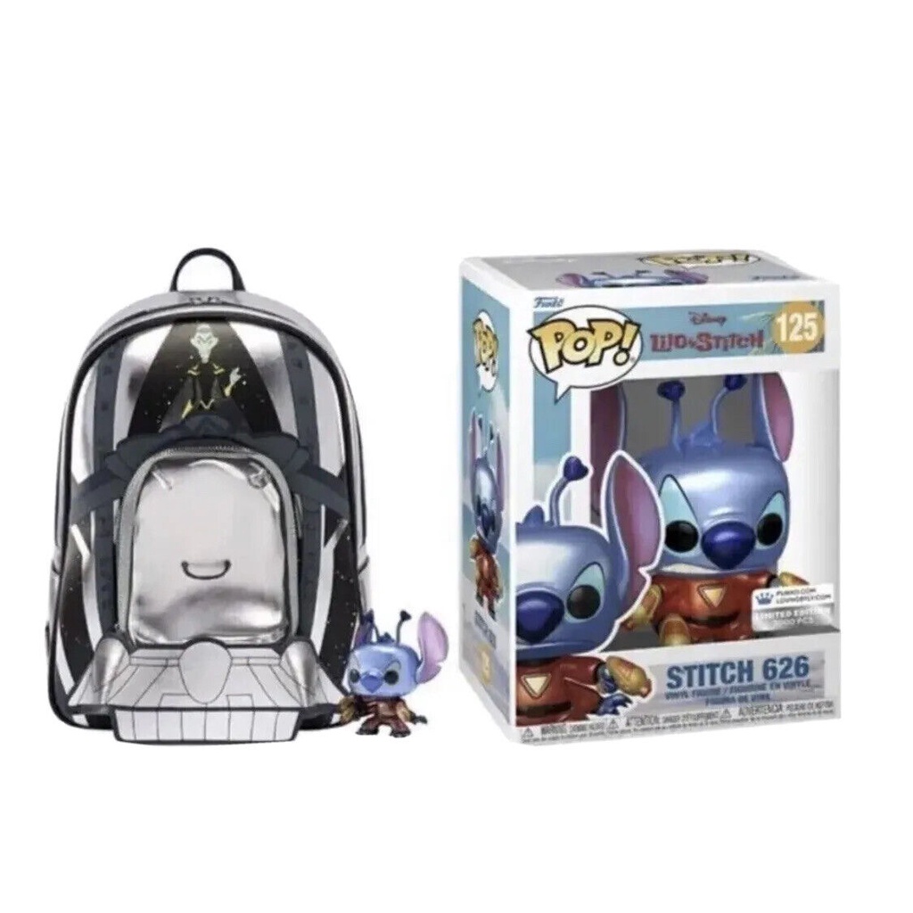 Funko Pop Loungefly Disney Lilo Stitch 125 Metallic Stitch 626 Experiment  LE3000