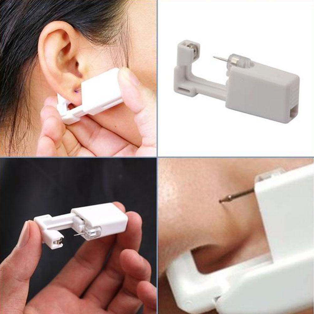 8 Pezzi Pistola per Piercing All'orecchio,Pistola Orecchini,Buchi