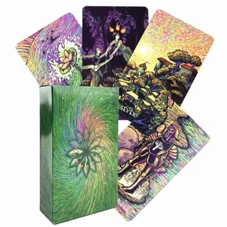 The Cosma Visions Tarot Deck Trilogia Cosma Prisma Light Visions Baralho De Cartas De Tarô e Oráculo