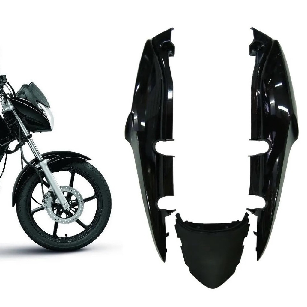 Rabeta Carenagem Traseira Preta Titan 150 Mix De 2009 Ate 2013