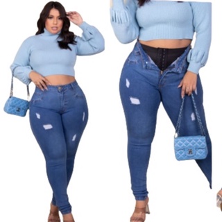 calça+jeans+plus+size+super+lipo+cinta+modeladora+levanta+bumbum em Promoção  na Shopee Brasil 2024