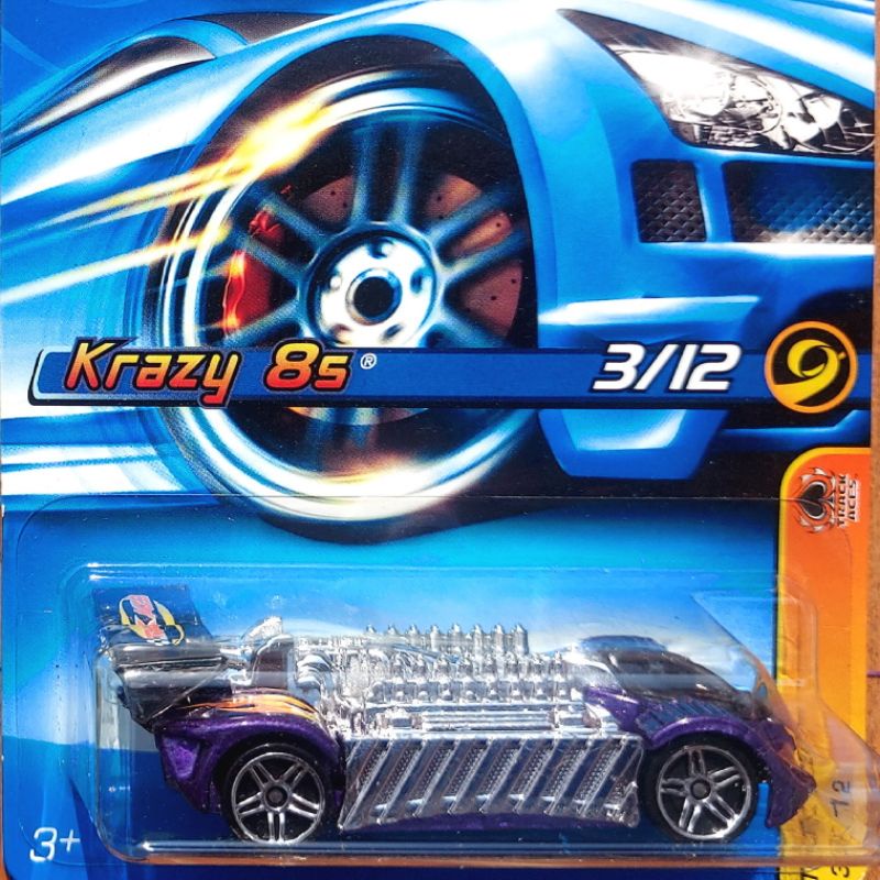 Hotwheels KRAZY 8S 2002 Vermelho 2006 Roxo | Shopee Brasil