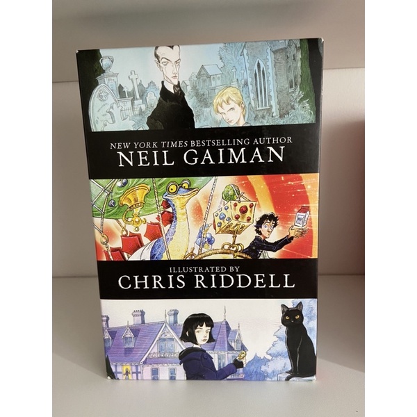 Box em inglês Neil Gaiman e Chris Riddel - Coraline, Graveyard Book ...