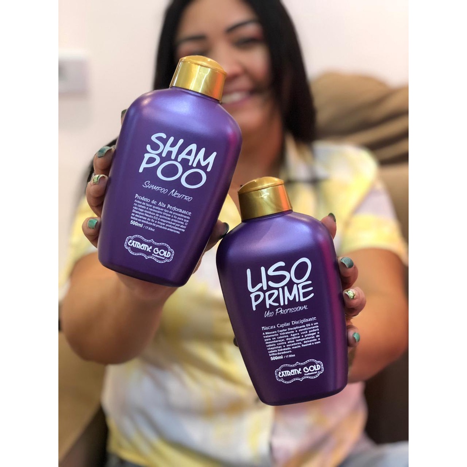 Kit Liso Prime da Extreme Gold | Shopee Brasil