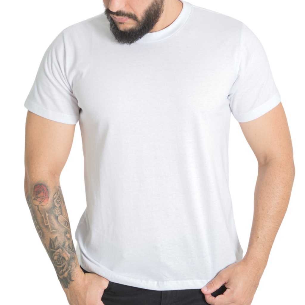 CAMISETA OVERSIZED LISA DE ALGODÃO PREMIUM MASCULINA - IZ CONFECÇÕES