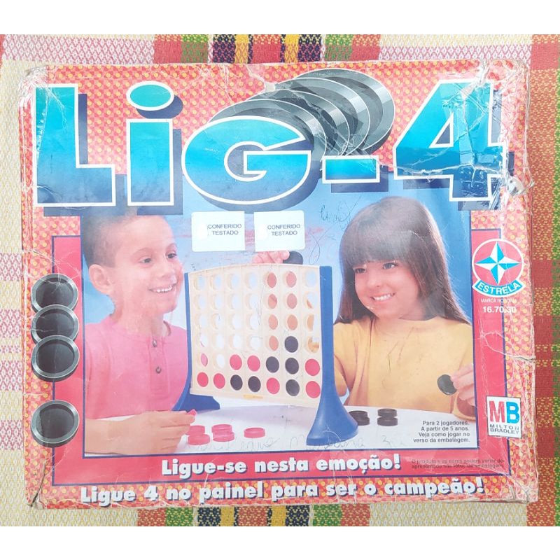 Jogo Lig 4 da Estrela - Estratégia e Habilidade Neste Jogo Desafiador! Jogo  infantil Educativo menino menina 5 anos 6 anos