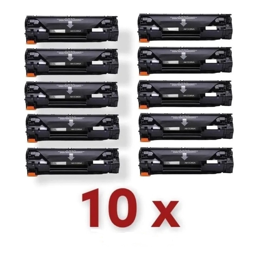 10x Toner Compatível Com Hp 85a 285a P1102w M1212w M1212nf